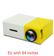 Portable LED projector for presentations and movies