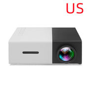 Portable projector 3D HD for living room cinema