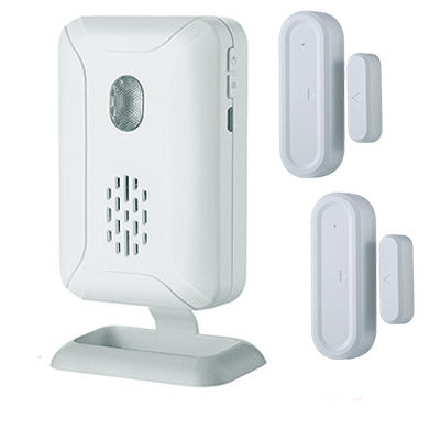 Compact wireless door sensor with chime alert system