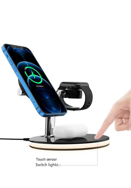 Apple compatible wireless charger 3-in-1 fast charging