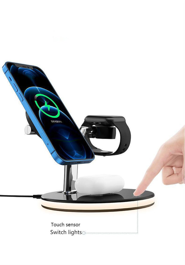 Apple compatible wireless charger 3-in-1 fast charging