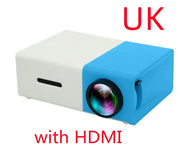 Home theater LED projector portable and compact