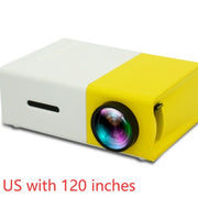 Portable 3D HD LED Mini Home Theater Projector YG300