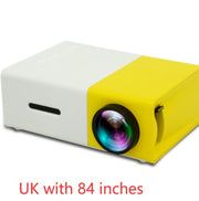 LED mini projector portable for cinema, gaming, and office