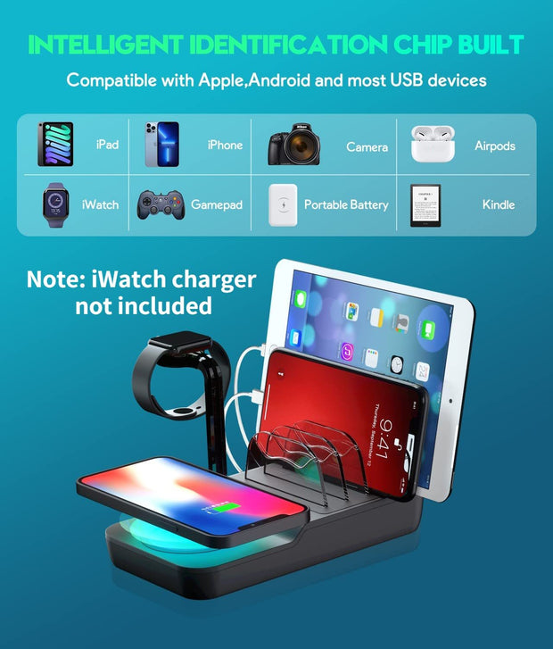 USB C PD 30W charging station for iPad and iPhone