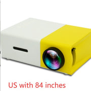 Portable 3D HD LED Mini Home Theater Projector YG300