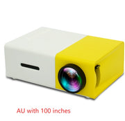 Mini projector for travel, home theater, and gaming