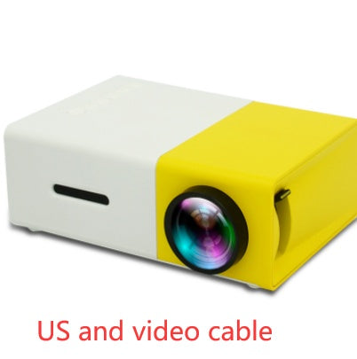 Portable 3D HD LED Mini Home Theater Projector YG300
