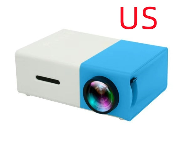 Mini projector for movies, presentations, and games