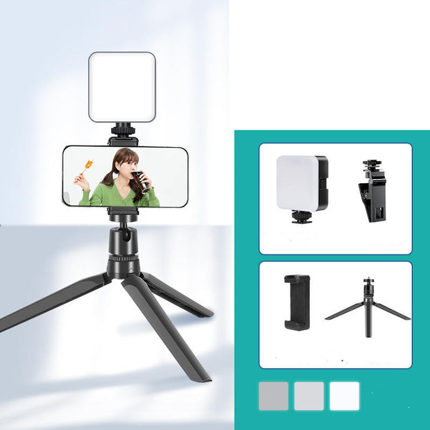 Mini clip-on selfie light for mobile photography