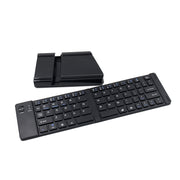 Foldable Bluetooth keyboard metal body compact design