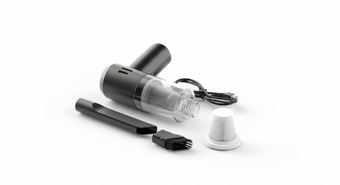 Strong suction handheld vacuum for car and home cleaning