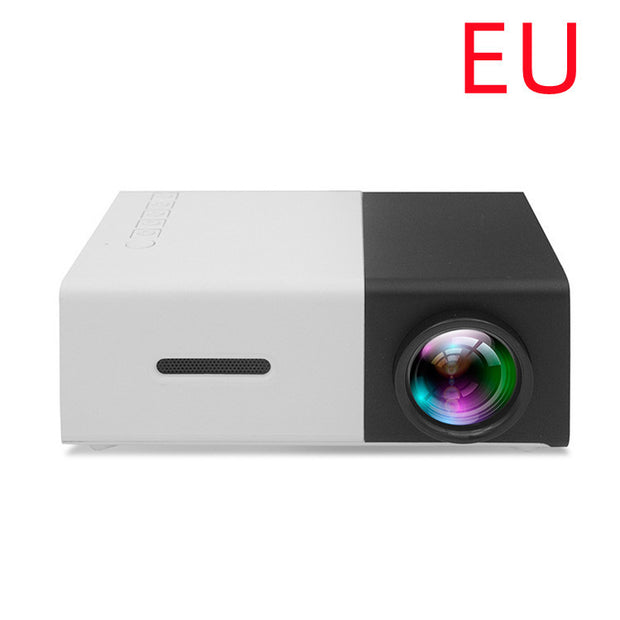 3D HD portable mini projector for home use