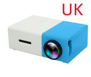 Portable mini LED projector for video streaming