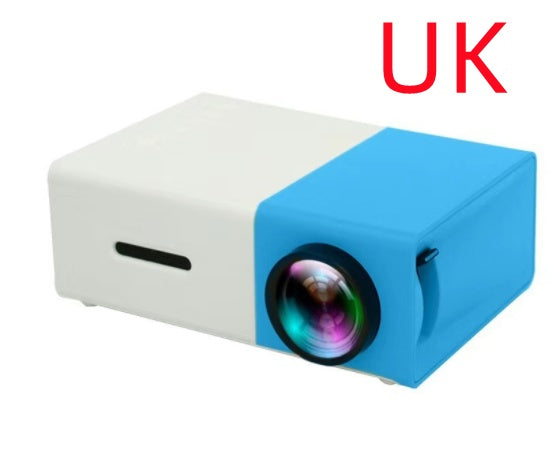 Portable mini LED projector for video streaming