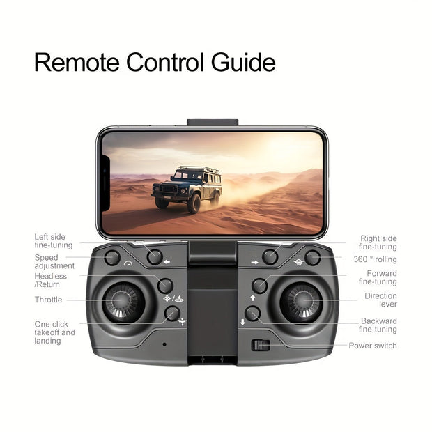 HD dual camera brushless drone ESULOMP F196 model