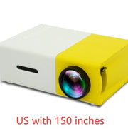 Portable 3D HD LED Mini Home Theater Projector YG300