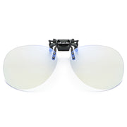 Comfortable anti-blue light computer clip-on goggles