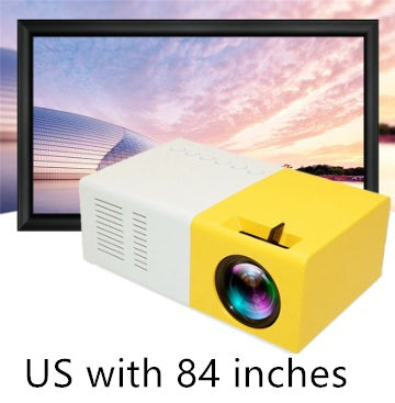 Portable mini projector USB compatible for presentations