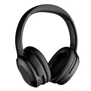 Portable wireless noise-cancelling head-mounted headphones