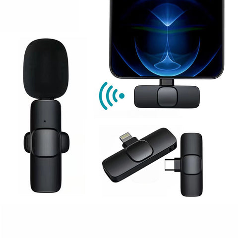Long battery life lavalier mic for iPhone and Android