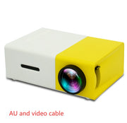 HDMI and USB portable 3D HD LED projector