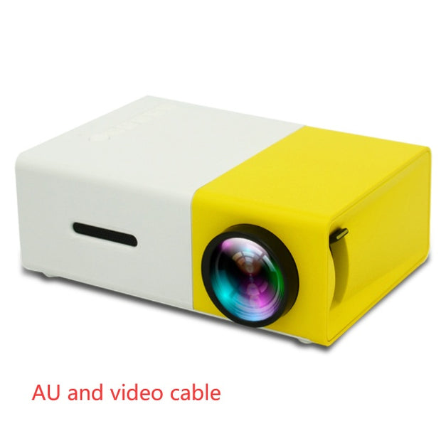 HDMI and USB portable 3D HD LED projector