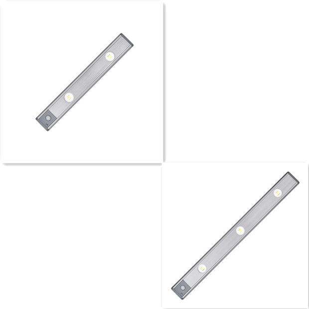 Compact motion sensor cabinet light rechargeable battery