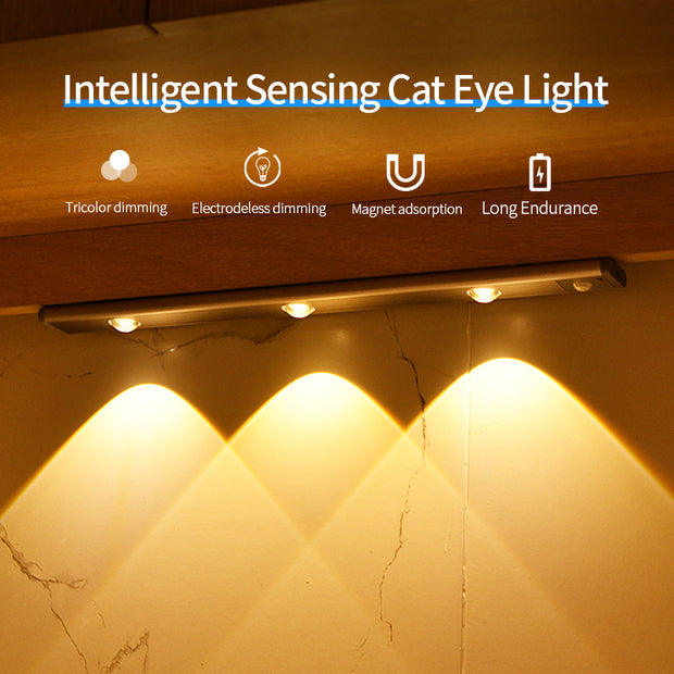 Motion sensor cabinet lamp under kitchen cabinet