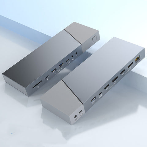 USB hub docking station processor for laptops and desktops