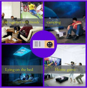 Portable 3D HD LED mini home theater projector YG300