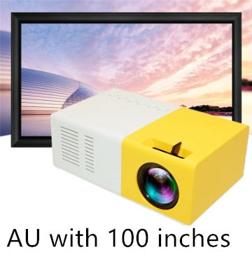 LED 3D HD projector portable for movies