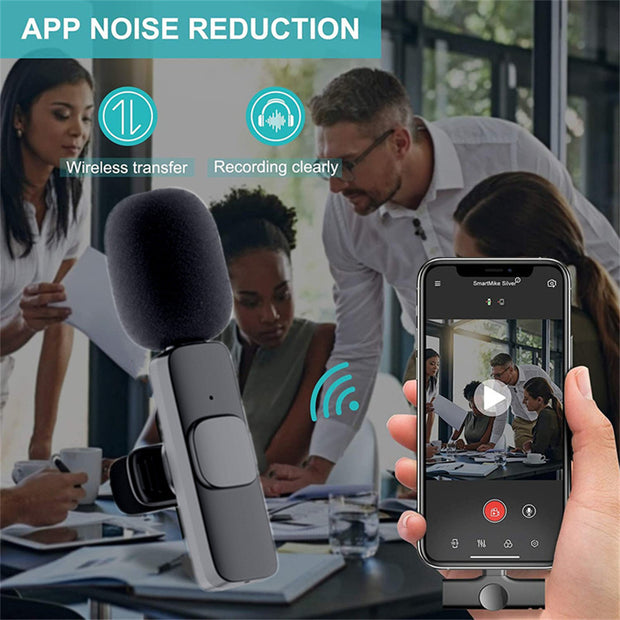 High-quality wireless microphone for content creation