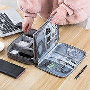 Durable digital organizer bag for accessories and gadgets