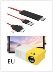 USB and audio support 3D HD projector YG300