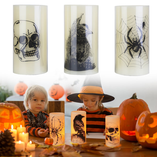 Halloween party decoration battery flameless candles