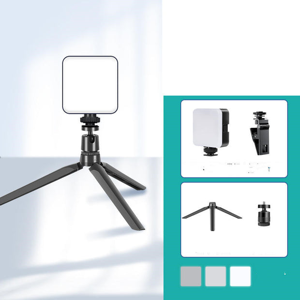Portable LED light for phone selfies and low-light shots