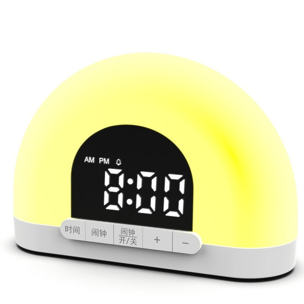 Sunrise alarm clock lamp for natural morning wake-up