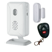 Long-range wireless door sensor with audible chime