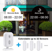 Wireless door sensor chime 280M long-range security