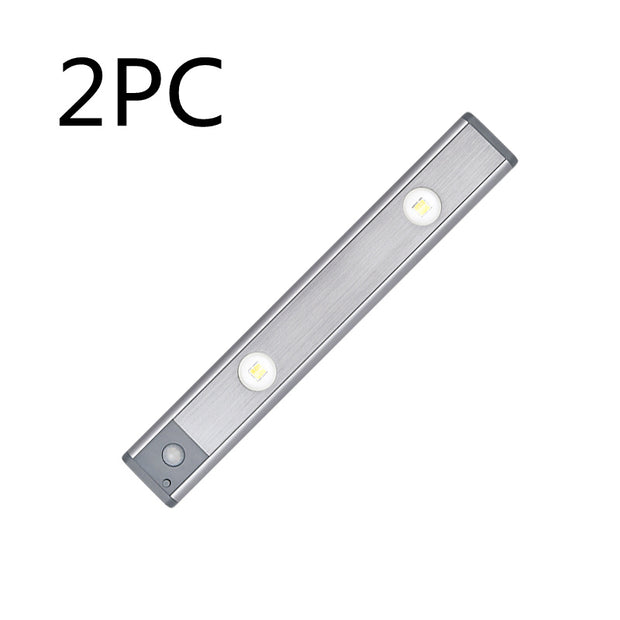 Magnetic mount motion sensor LED cabinet light